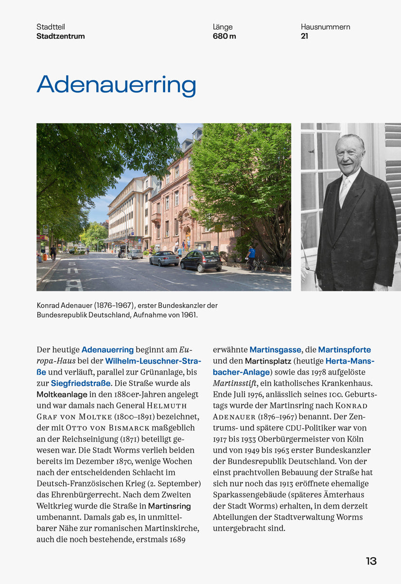 111 Wormser Straßen von A bis Z