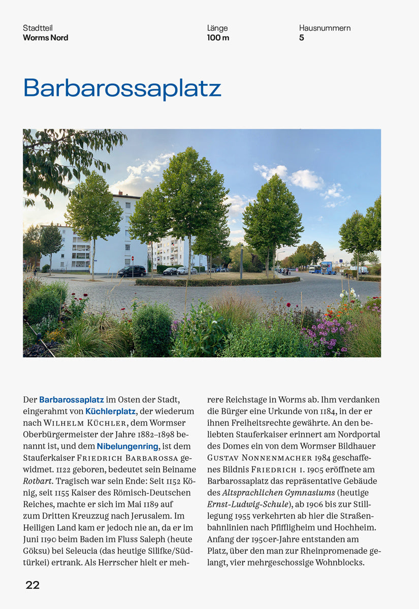 111 Wormser Straßen von A bis Z