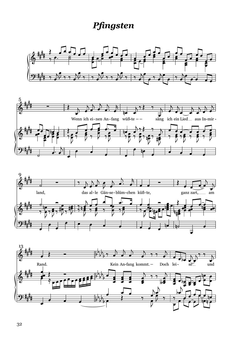 Wenn ich einen Anfang wüsste …