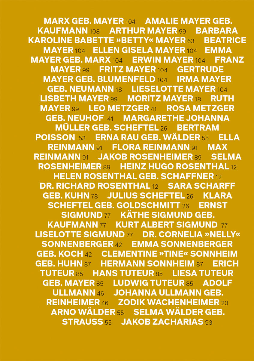 Vergiss uns nicht …