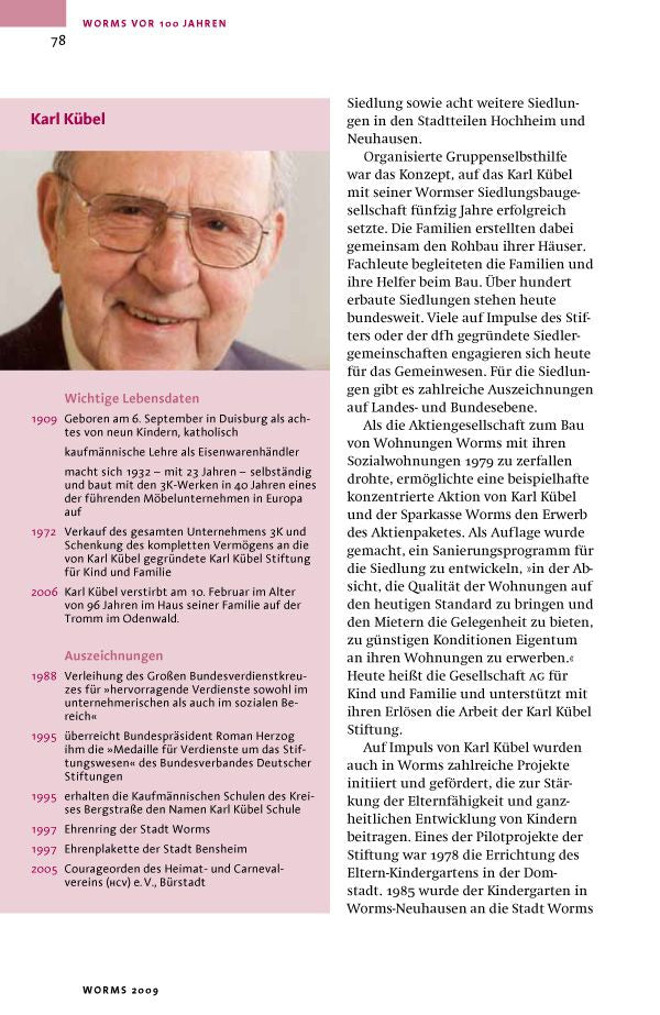 Worms 2009 - Heimatjahrbuch für die Stadt Worms