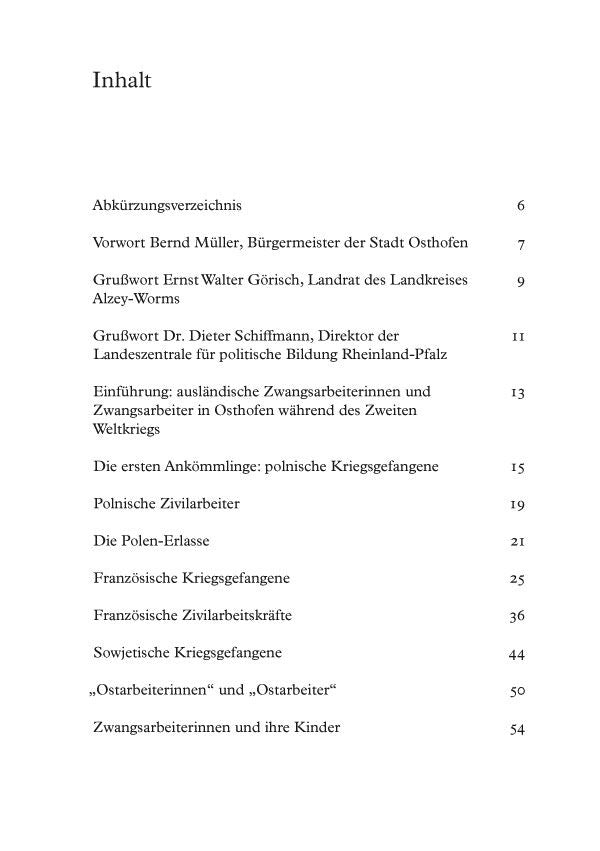 Ausländische Zwangsarbeiter und Zwangsarbeiterinnen in Osthofen während des Zweiten Weltkriegs