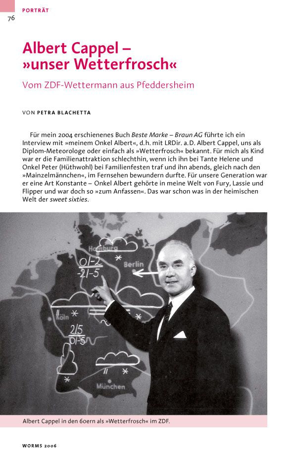 Worms 2006 - Heimatjahrbuch für die Stadt Worms