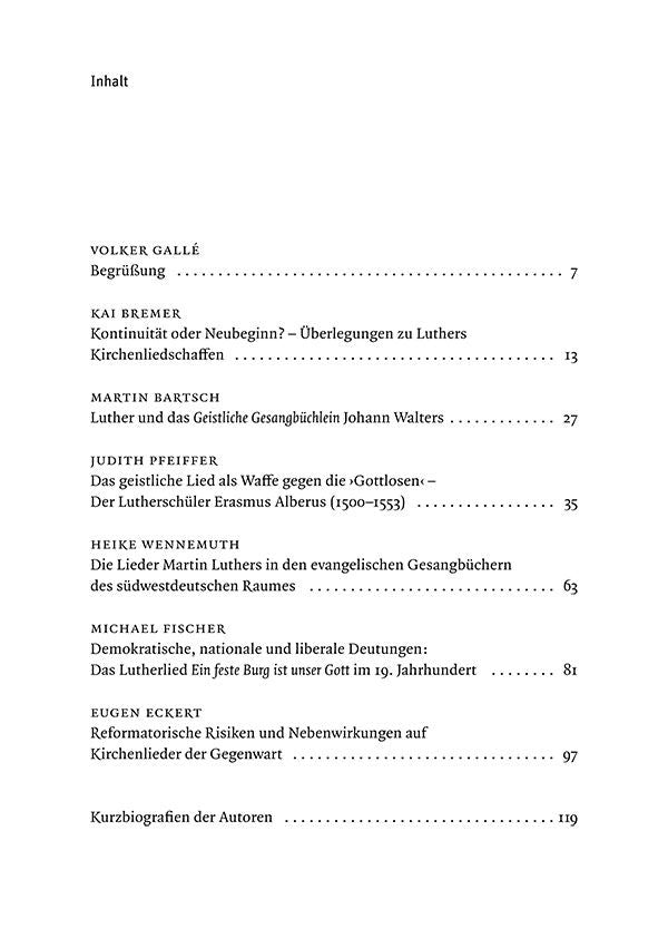 Ein neues Lied wir heben an