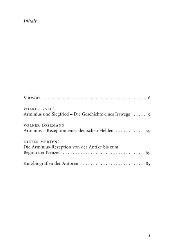 Arminius und die Deutschen