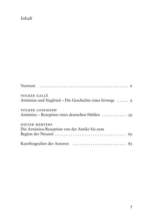 Arminius und die Deutschen