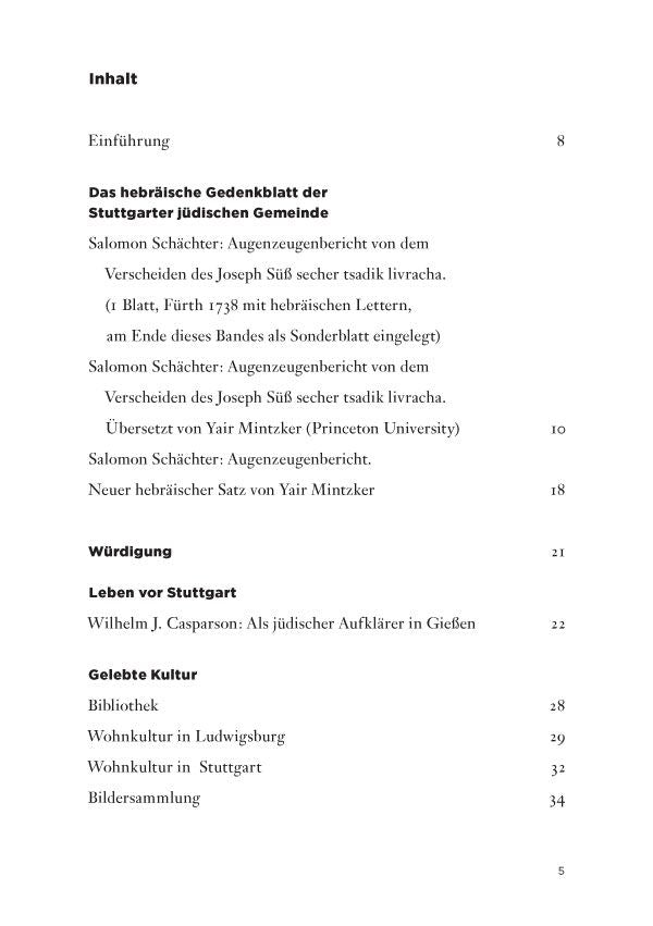 Totengedenkbuch für Joseph Süß Oppenheimer
