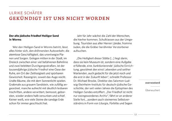 Heiliger Sand zu Worms