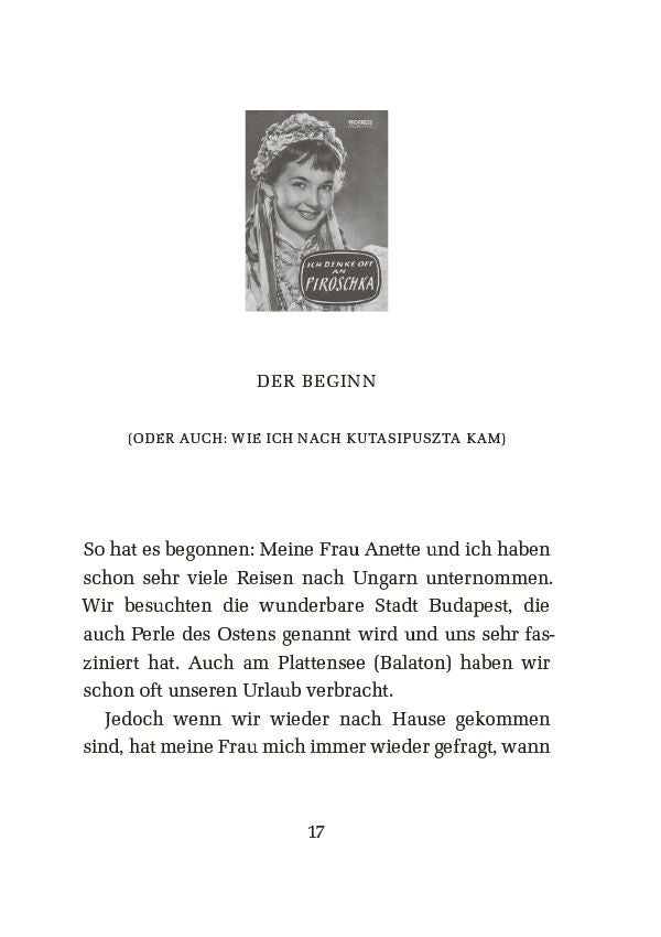 Auf den Spuren von Piroschka und Hugo Hartung
